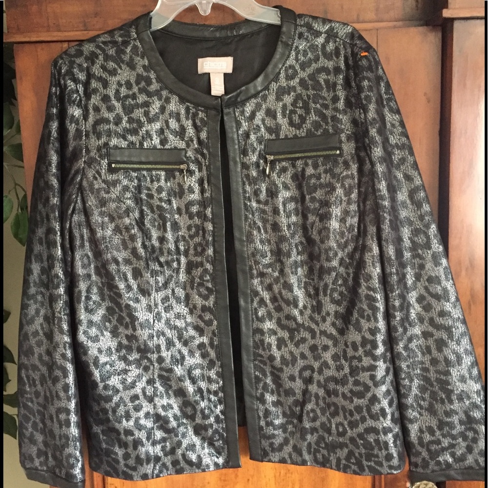 Chico’s Sz 3 (16) Jacket Lined